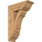Ekena Millwork Olympic Traditional Smooth Bracket w/ Offset Brace, Western Red Cedar, 7 1/2"W x 20"D x 28"H BKT0806X20X28OLY01SWR - alternate 1